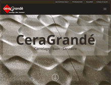 Tablet Screenshot of ceragrande.com